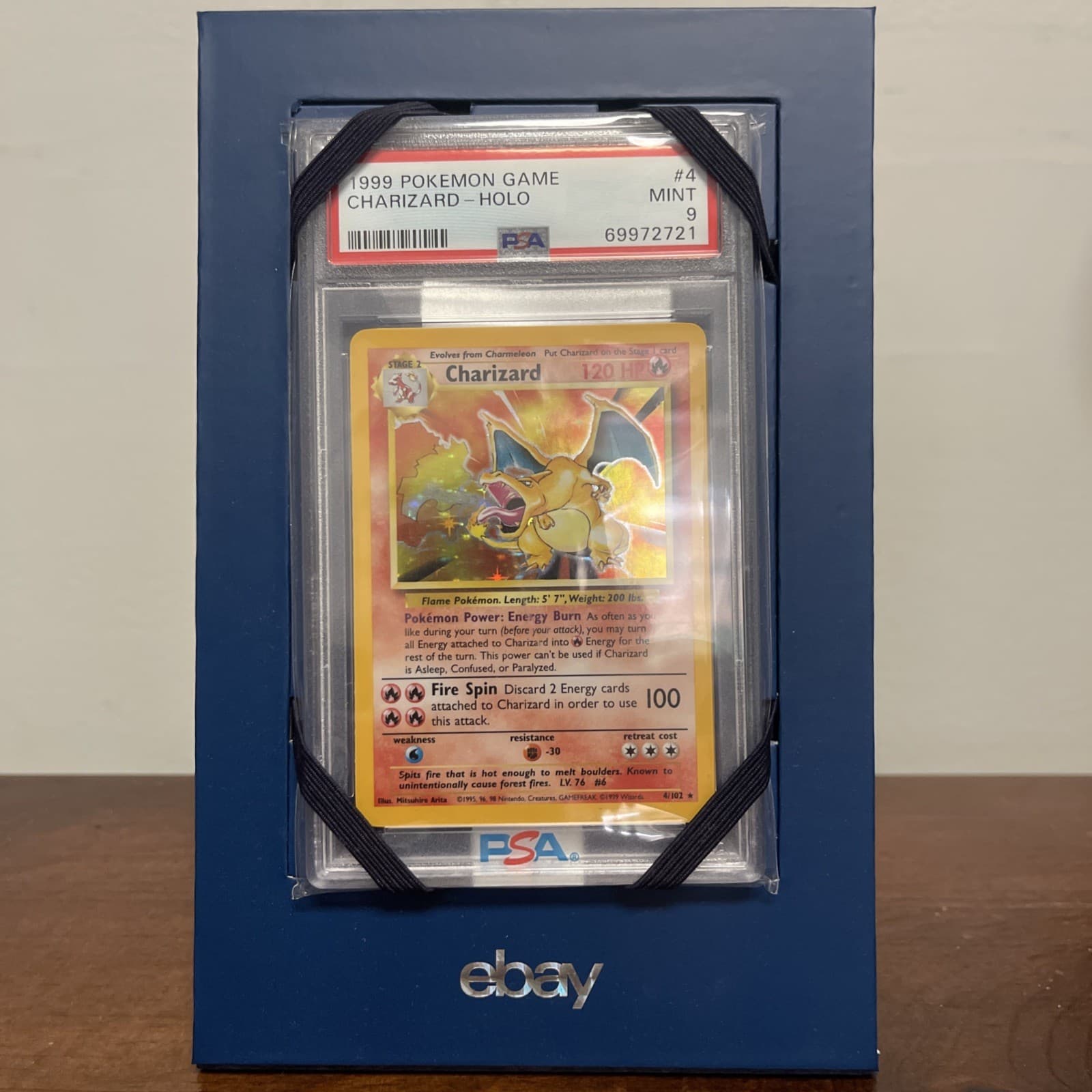 1999 POKEMON GAME CHARIZARD-HOLO