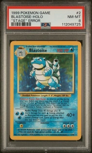 1999 Base Set Blastoise