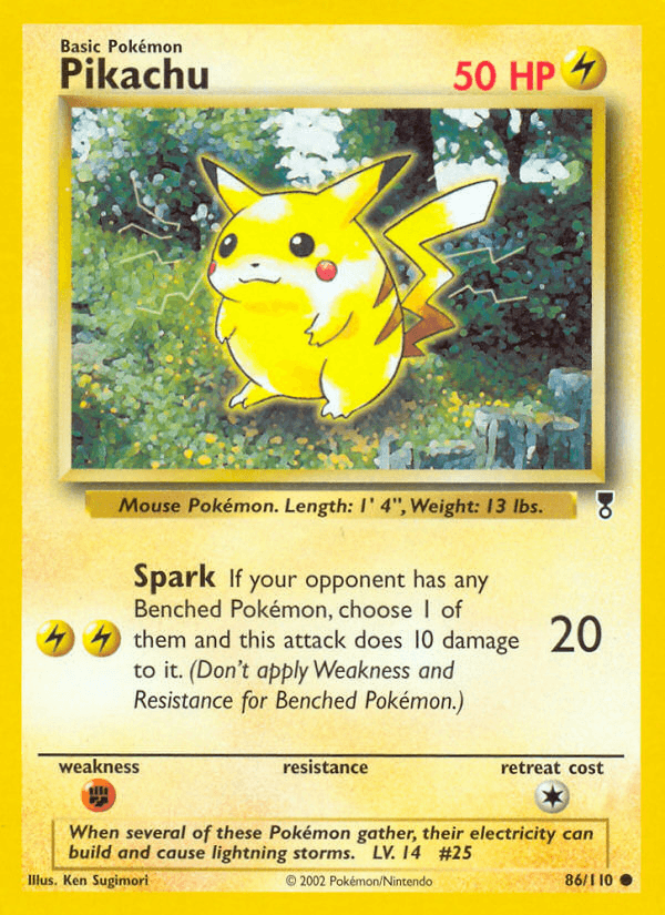 2002 Legendary Collection Pikachu