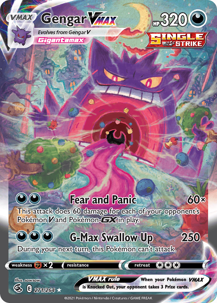 2021 Fusion Strike Gengar VMAX