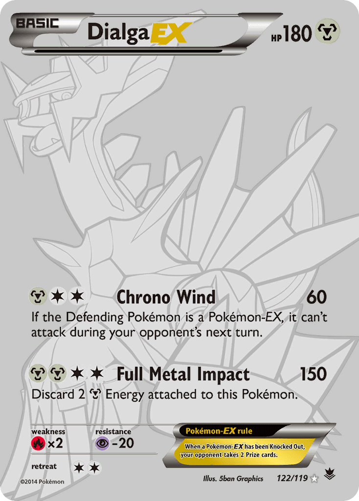 2014 Phantom Forces Dialga-EX