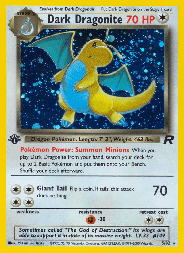 2000 Team Rocket Dark Dragonite