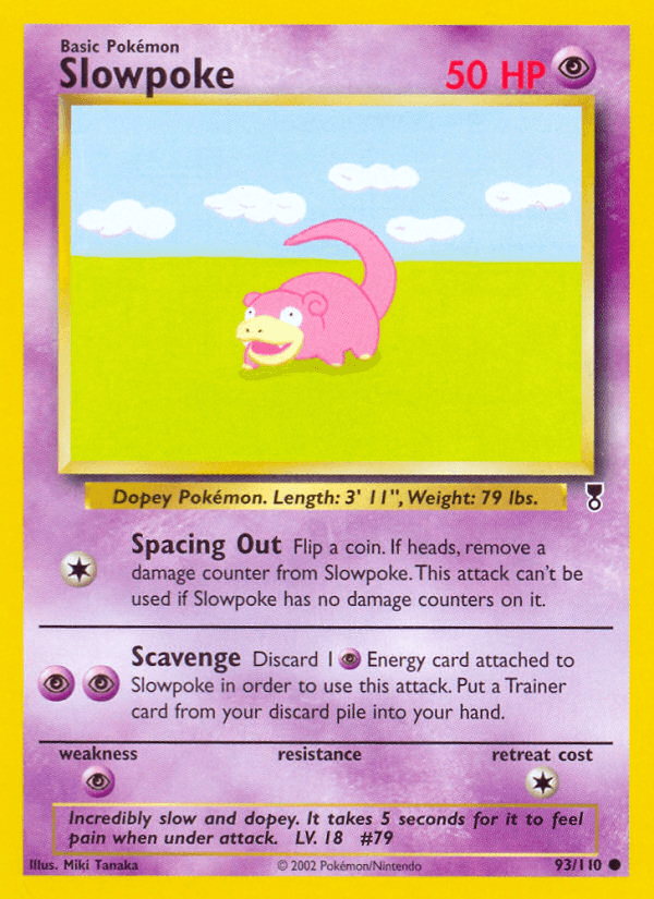 2002 Legendary Collection Slowpoke