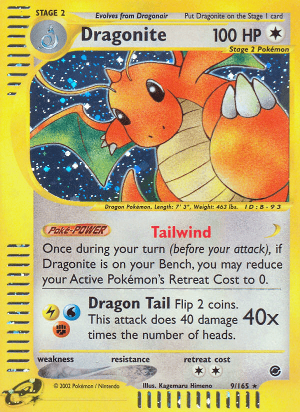 2002 Expedition Base Set Dragonite
