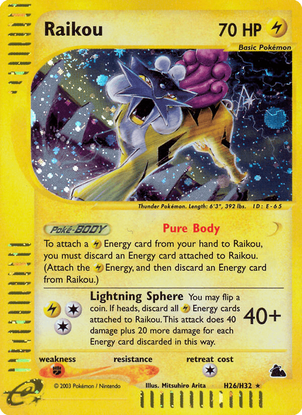 2003 Skyridge Raikou