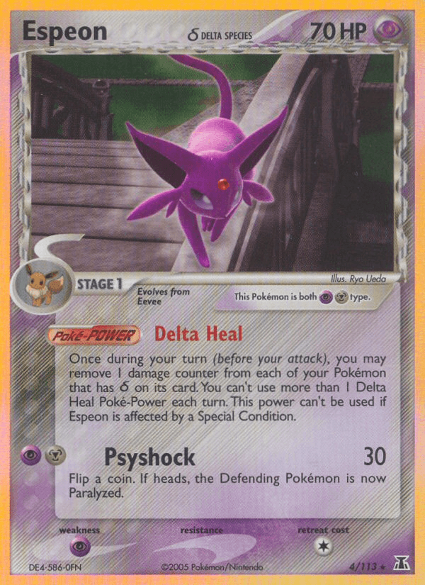2005 Delta Species Espeon δ