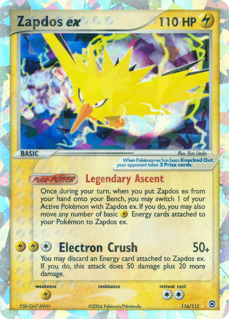 2004 FireRed & LeafGreen Zapdos ex