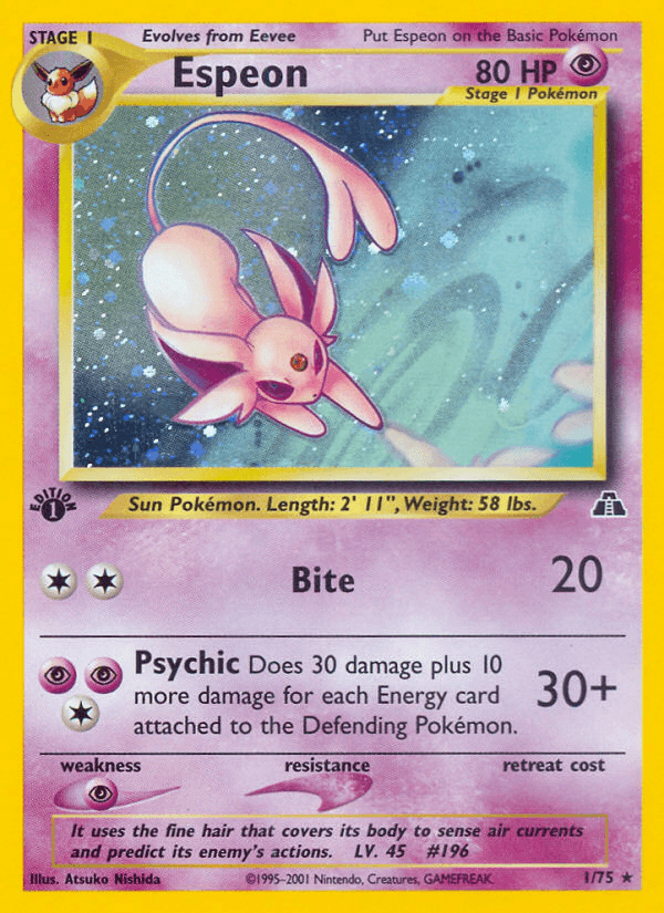 2001 Neo Discovery Espeon