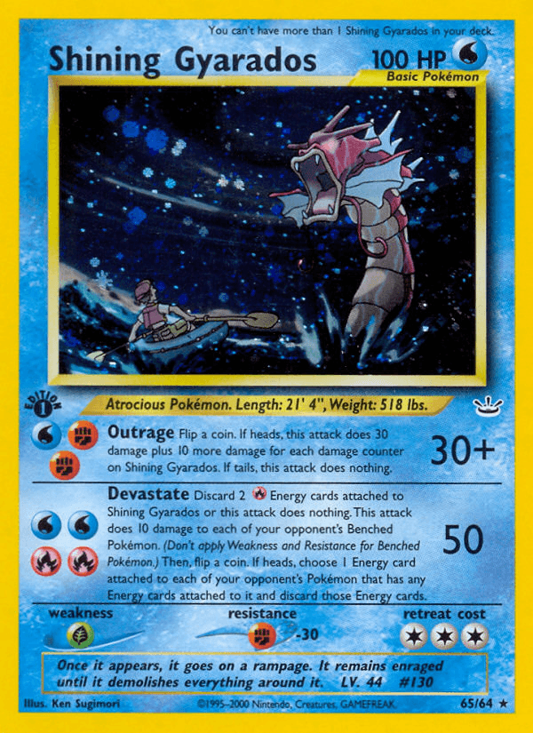 2001 Neo Revelation Shining Gyarados