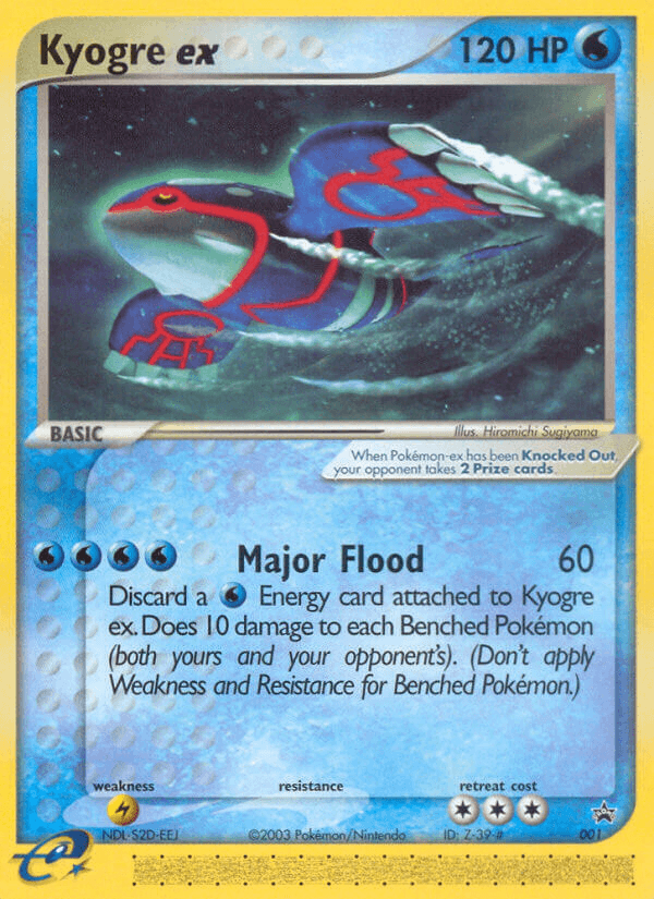 2003 Nintendo Black Star Promos Kyogre ex