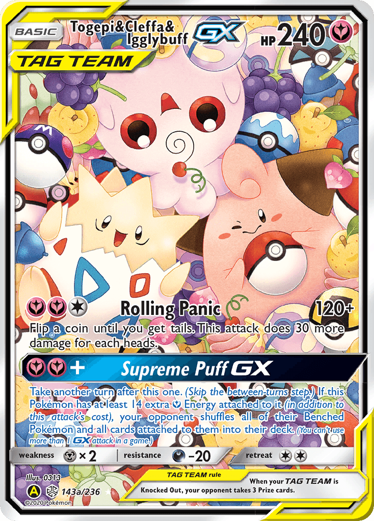 2019 Cosmic Eclipse Togepi & Cleffa & Igglybuff-GX