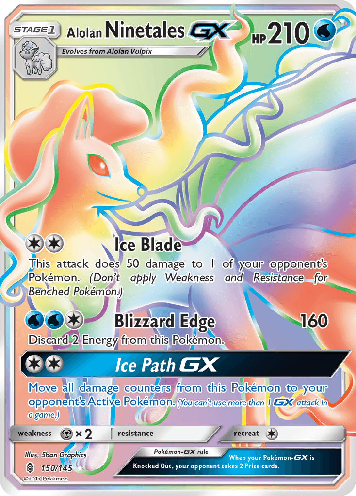 2017 Guardians Rising Alolan Ninetales-GX