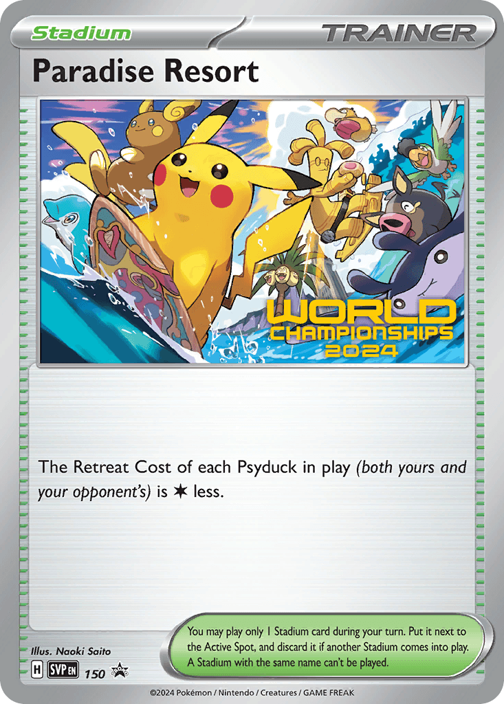 2023 Scarlet & Violet Black Star Promos Paradise Resort