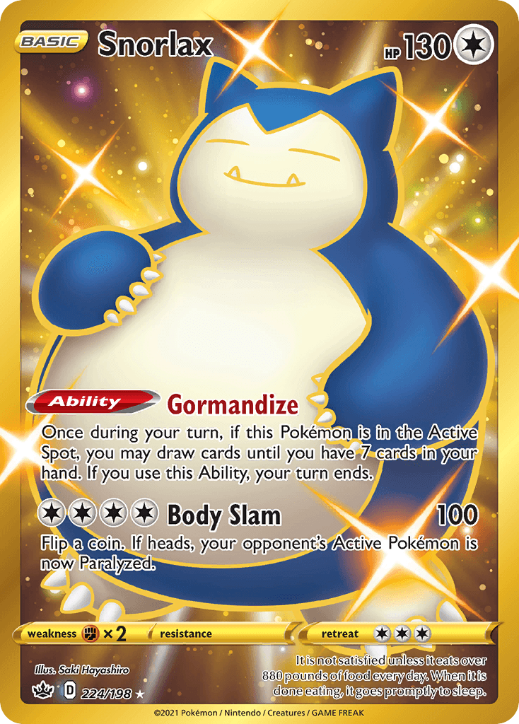 2021 Chilling Reign Snorlax