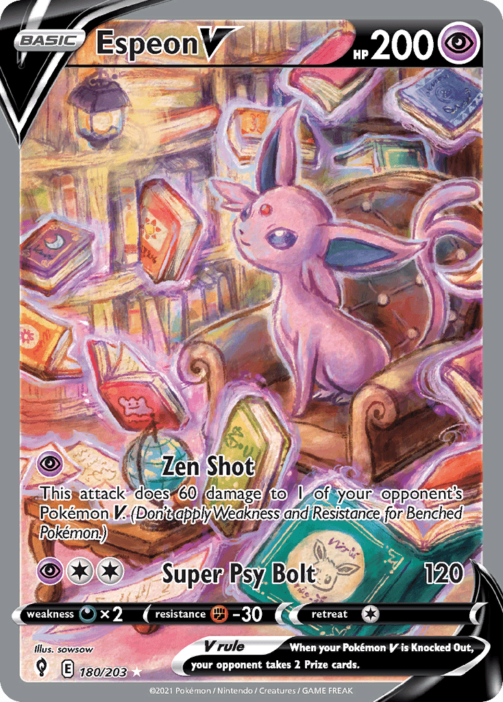 2021 Evolving Skies Espeon V